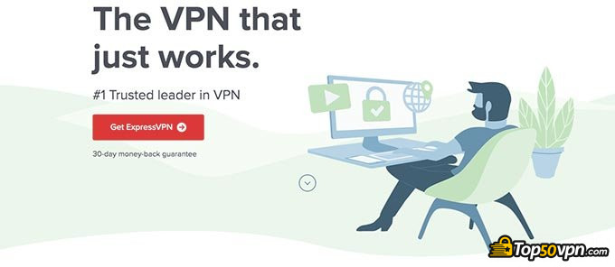 ExpressVPN VS IPVanish: página inicial do Express. ExpressVPN VS IPVanish: página inicial do Express.